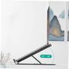 HOMSFOU Laptop Rack Folding Laptop Stand Computer Stand Portable Holder Adjustable Computer Holder for Home Office view 2