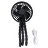 Gadpiparty Flexible Tripod Fan Silent Rechargeable Mute Fan for Strollers Outdoor and Desk Use Airflow Detachable Cover for Easy Cleaning view 1