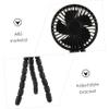 Gadpiparty Flexible Tripod Fan Silent Rechargeable Mute Fan for Strollers Outdoor and Desk Use Airflow Detachable Cover for Easy Cleaning view 4
