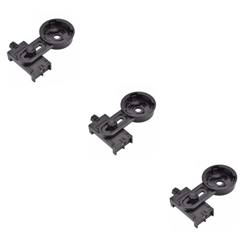 Gadpiparty 3pcs Phone Holder for Telescopes Monoculars Spotting Scopes Easy to Install Adapter for Photography and Observation Compatible Smartphones