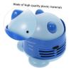 Gadpiparty Mini Desktop Vacuum Cleaner Portable Cordless Table Cleaner for Dust Crumbs Lint Durable Cat Office School Car Use No Battery Included view 4