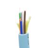 1000ft Aqua Indoor Fiber Optic Cable Spool - 6-Strand Fiber Multimode 50/125 OM3, 10 Gbit, Riser Rated - UL Certified view 2