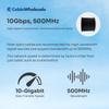 1000ft Black Indoor/Outdoor Fiber Optic Cable Spool - 2-Strand Fiber Multimode 50/125 OM3, GR-409-CORE,10 Gbit, Riser Rated - UL Certified view 4