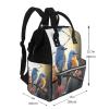 Dwrepo Two Birds Print Laptop Backpack 15.7 Inch Waterproof Work Bag Casual Daypack for Women Men view 2