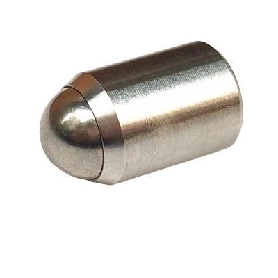 D2~D16 Stainless Steel Press-in Type Touch Bead Top Wire Wave Bead Positioning Fixed Spring Ball Head Plunger*10pcs (Color : No Steps, Size : Diameter(D) x Length)