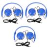 Gadpiparty 3pcs Boy Girl Headset Music Earbuds School Headphones for Boys and Girls Gaming Headset Headband Lightweight Stereo Sound view 1