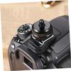 Gadpiparty 9pcs Adapter Hot Shoe Mount DSLR Cameras Screw Tripod Compatible Black view 2
