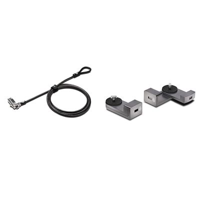 Kensington NanoSaver Combination Laptop Lock (Resettable), Computer Security Locking Cable (K60603WW) & Lock Designed for Mac Studio Locking Adapter Mac Studio Mount (K65101WW)