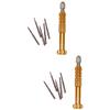 OSALADI 2pcs Multi-function Mini Screwdriver Mobile Portable Tool Kit Magnetic Random Color for Electronics and Daily Use view 1