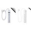 GE 6-Outlet Surge Protector, 6 Ft Extension Cord, Power Strip, 800 Joules & Pro 6-Outlet Surge Protector, 2 Ft Extension Cord, 620 Joules view 1