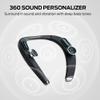 Monster Boomerang Petite Neckband Bluetooth Speakers, Neck Speaker with 15H Playtime, aptX High Fidelity 3D Stereo Sound, Low Latency, Built-in Mic, IPX5 Waterproof Wearable for Home Outdoor view 2