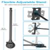 GDZN Tablet Mount for Car Dashboard, Truck Suction Cup Tablet Holder - Vehicle Windshield iPad Holder with Gooseneck Arm for iPad Pro 12.9 11/ Air/Mini, Galaxy Tabs Z Fold, More 4-13" Phone & Tablets view 3