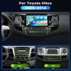 [4+64G] Car Stereo for Toyota Hilux 2005-2014 Wireless Carplay Android Auto,9" Touch Screen Radio, Android/GPS/WiFi/EQ DSP/UI/Bluetooth5.0/SWC/Backup Camera for Toyota Hilux Radio view 2