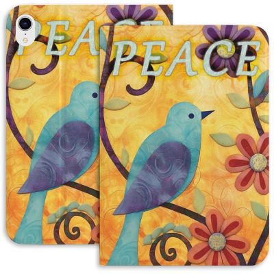 Bird of Peace Bird Case for iPad iPad Mini 5/4/3/2/1(7.9- Inch) iPad Mini 6 (8.3-inch, 2021) with Pencil Holder, Protective Case with Soft TPU Back, Auto Sleep/Wake Cover