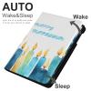 Happy Hanukkah Watercolor Case for iPad iPad Mini 5/4/3/2/1(7.9- Inch) iPad Mini 6 (8.3-inch, 2021) with Pencil Holder, Protective Case with Soft TPU Back, Auto Sleep/Wake Cover view 2