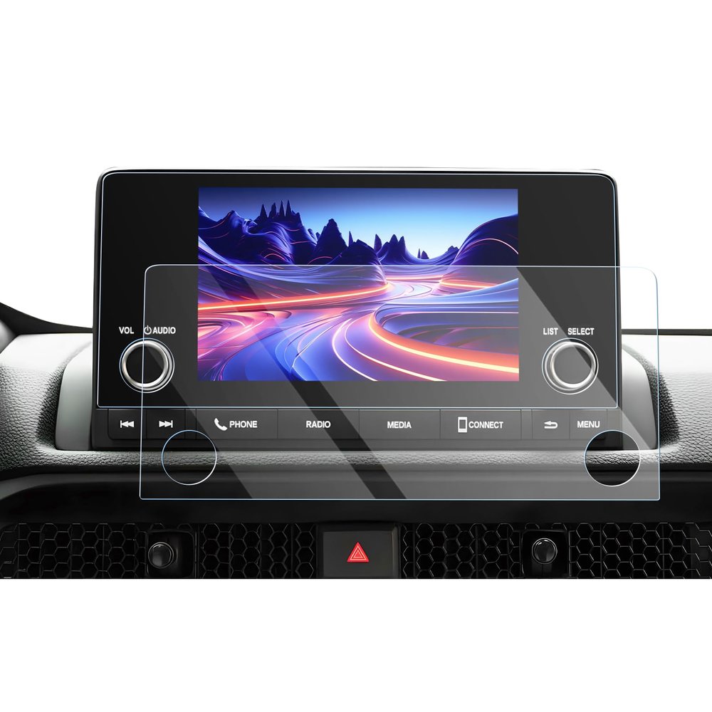 CDEFG 2PCS 2025 CR-V Anti Glare Screen Protector Compatible with 2023-2025 Honda CR-V Civic Pilot Acura Integra HR-V Ridgeline Accessory 7 Inch, Anti Glare 2025 CR-V Screen Cover