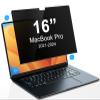 PYS Privacy Screen Protector for MacBook Pro 16 Inch (2021-2024, M1, M2, M3, M4) - Nano Attach, Anti-Spy, Reusable & Removable, Blue Light & UV Blocking, 2Pcs Camera Cover Slide, Case Friendly view 1
