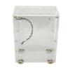 BTSEURY Mini ITX Case,Clear Acrylic ITX Computer Case 360 Degree Cooling Cushioning Foot Pads Mini PC Case for Flex 1U Power 2.5in SSD 4.3L (Transparent) view 1