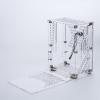 BTSEURY Mini ITX Case,Clear Acrylic ITX Computer Case 360 Degree Cooling Cushioning Foot Pads Mini PC Case for Flex 1U Power 2.5in SSD 4.3L (Transparent) view 4