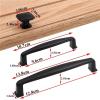 NOORSE Black Furniture Handles Cabinet Knobs and Handle Kitchen Door Knobs Dresser Cupboard Wardrobe Pull Handle 1Pcs view 4