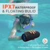 Portable Speaker, Wireless Bluetooth Speaker, IPX7 Waterproof, 25W Loud Stereo Sound, Bassboom Technology, Built-in Mic, 16H Playtime with Lights for Home Outdoor view 3
