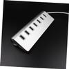 Gadpiparty Port USB Data Hub Compact Design for Functionality Fast Data Transfer up to for Devices view 2