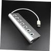 Gadpiparty Port USB Data Hub Compact Design for Functionality Fast Data Transfer up to for Devices view 3