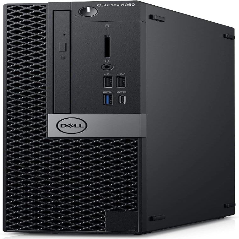 Dell OptiPlex 5060 SFF Bussines Desktop Computers, Intel 6-Core i5-8500 3.10 GHz, 32GB DDR4 Ram, 1TB SSD, Keyboard & Mouse, WiFi, 4K Support, Win 11 Pro, Black (Renewed)