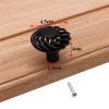 NOORSE 1Pcs Black Handle Single Hole Cabinet Drawer Knobs and Wardrobe Door view 2