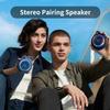 Bluetooth Shower Speaker Waterproof - Small Portable Bluetooth Speaker Wireless with Clip - Powerful Bass and Louder Volume - Colorful Lights and Lightweight view 3