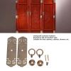 Kuuleyn Chinese Brass Cabinet Handles Vintage Antique Brass Bail Pull Kitchen Furniture Wardrobe Wooden Boxes Cabinet Door Drawer Cabinet Handle view 4