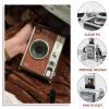 WOGOZAN Accessories Kit for Fujifilm Instax Mini EVO Instant CameraIncluding Clear Case, Lens Cap, Brown Camera Strap, Album for Mini 3 Inch Film, Screen Protector, DIY Sticker (No Camera) view 2