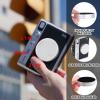 WOGOZAN Accessories Kit for Fujifilm Instax Mini EVO Instant CameraIncluding Clear Case, Lens Cap, Brown Camera Strap, Album for Mini 3 Inch Film, Screen Protector, DIY Sticker (No Camera) view 3