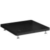 Home speaker tray vibration damping feet bookshelf base vibration damping plate HIFI stereo subwoofer anti-vibration pad height adjustable free movement strong support capacity safety and durability l view 1