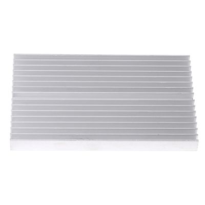 100 * 60 * 10mm DIY Cooler Aluminum Grille Shape Heat Sink Chip for IC LED Power Transistor
