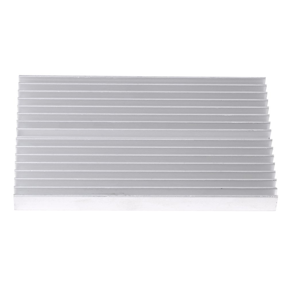 100 * 60 * 10mm DIY Cooler Aluminum Grille Shape Heat Sink Chip for IC LED Power Transistor