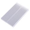 100 * 60 * 10mm DIY Cooler Aluminum Grille Shape Heat Sink Chip for IC LED Power Transistor view 4