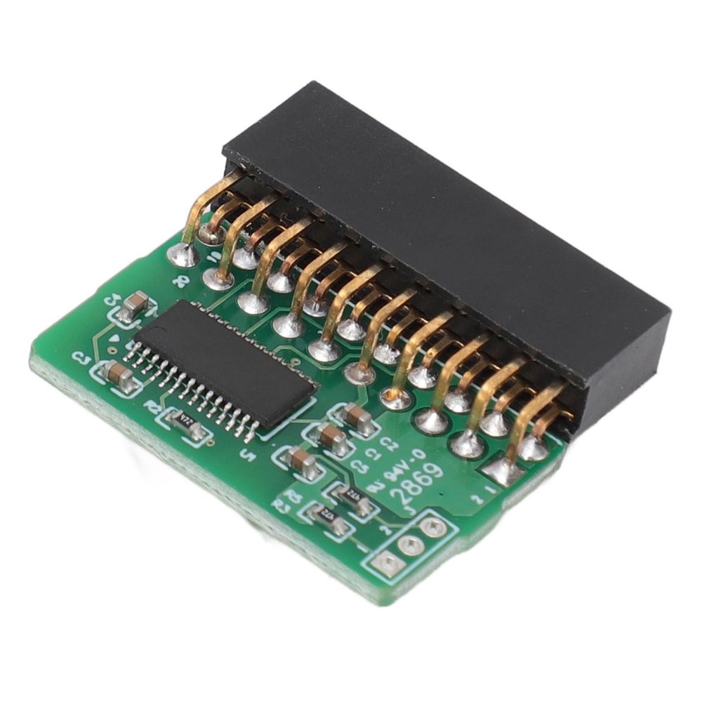 TPM 2.0 Module for SuperMicro AOM TPM 9665V TCG 2.0, 20pin Vertical PCB Design Encryption Security Module, Standalone Crypto Processor