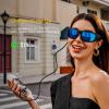 OhO 256GB Camera Glasses,24M Resolution H.265 1080P Smart Glasses with UV400 Sunglasses Lens for Outdoor Sport,Unisex view 3