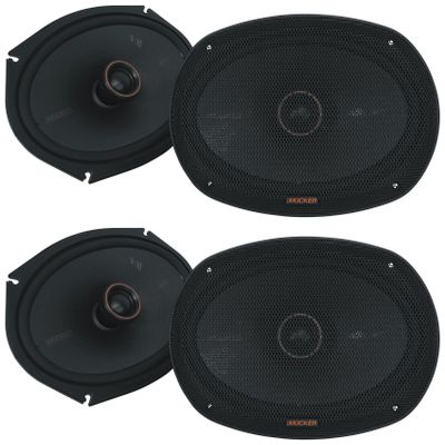Audiosavings Bundle: (2) Pair Kicker 51KSC6904 6x9 150 Watt RMS Car Audio Speakers KSC6904 KSC690 (Items 4)