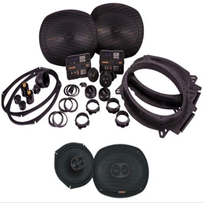 Audiosavings Bundle: (1) Pair Kicker 51KSS6904 6X9 Car Audio Component Speakers Bundle with (2) Kicker 51KSC69304 6x9 150 Watt RMS 3-Way Car Audio Speakers KSC69304 KSC6930 (Items 4)