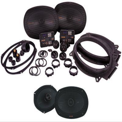Audiosavings Bundle: (1) Pair Kicker 51KSS6904 6X9 Car Audio Component Speakers Bundle with (1) Pair Kicker 51KSC6904 6x9 150 Watt RMS Car Audio Speakers KSC6904 KSC690 (Items 4)