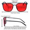 SHINU Light Blocking Glasses Red Lens Blue and Green Blocking Glasses Disruptive Eliminate Eye Strain 080RD (c2) view 4