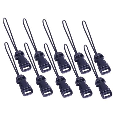 OSALADI 20pcs Quick Release Qd Loop Connector Qd Clip Adapter for Camera Straps Hook and Loop Straps