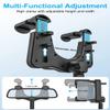 GDZN Car Rearview Mirror Tablet Holder, 360Rotatable Tablet Mount for Car Rear View Mirror, Universal Rear View Mirror Phone Holder for 4.7-13 iPad Pro/Air/Mini, Galaxy Z, iphone17 view 3