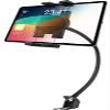 GDZN Tablet Holder for Car Seat Rail with 19.7" Gooseneck Metal Arm, Heavy Duty Anti-Shake Truck Floor Seat Bolt Tablet Mount for iPad Pro 12.9 Air Mini, Galaxy Tab, iPhone, Fire HD, 4-13" Devices view 1