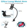 GDZN Tablet Holder for Car Seat Rail with 19.7" Gooseneck Metal Arm, Heavy Duty Anti-Shake Truck Floor Seat Bolt Tablet Mount for iPad Pro 12.9 Air Mini, Galaxy Tab, iPhone, Fire HD, 4-13" Devices view 4