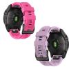 26mm watch band for garmin fenix 5x 6x 7x 3 hr quickfit 26 watch band for garmin women men silicone Pink and Purple bundle view 1
