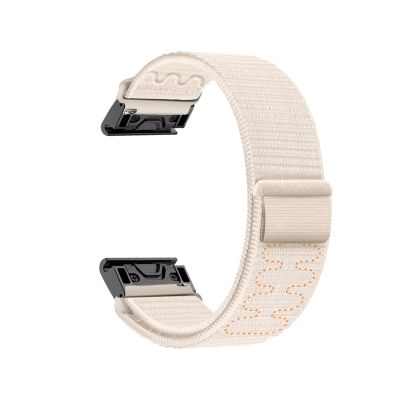 26mm 22mm Nylon strap,For Garmin Fenix 7 7X 6 6X Pro 5 5X Plus 3 3HR Quick Fit Bracelet watch For Forerunner 945 935 Band (Color : Starlight, Size : 22mm)
