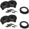 Audiosavings Bundle: (4) Kicker 51KSS369 6x9 + 2.75" 3-Way Car Audio Component Speakers w/1" Tweeters (Items 4) view 1